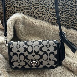 Black and Gray Designer Women's Bag